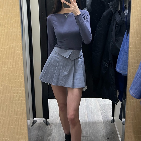 Pleated Utility Mini Skirt - Lioness/Princess Polly - Picture 2 of 3